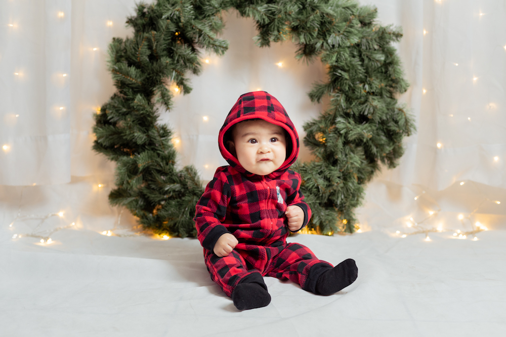Grayson's Christmas Photoshoot Plano TX